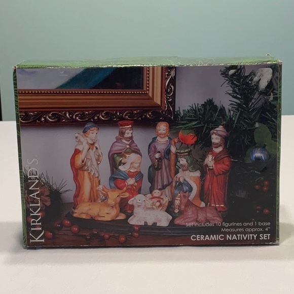 Kirkland’s Holiday Kirklands Ceramic Nativity Set Poshmark